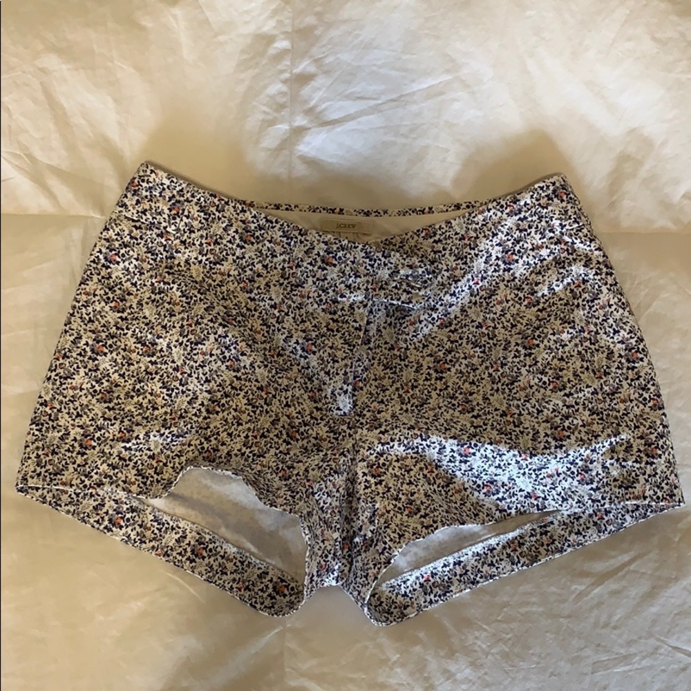 J Crew floral shorts